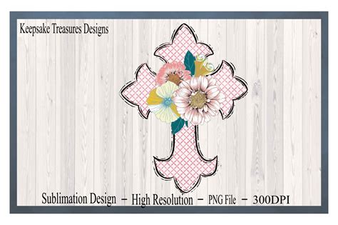 Download Free Cross Png Sublimation | Easter Design Printable