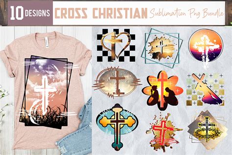 Download Free Cross Png Sublimation | Easter Design Silhouette