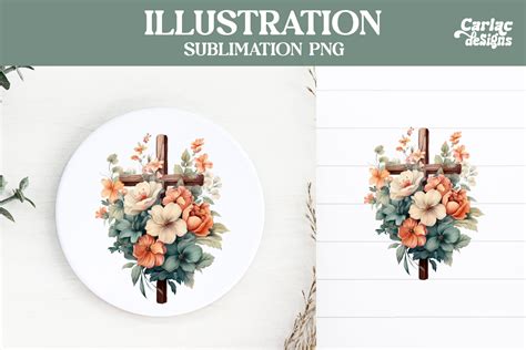 Download Free Cross Png Sublimation | Easter Design for Cricut Machine