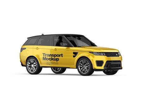 Download Free Crossover SUV - Front View PSD TIFF Yellowimages Free PSD Mockups