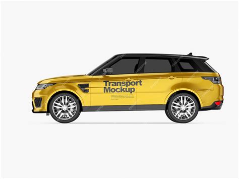 Download Free Crossover SUV - Side View PSD PSD Yellowimages