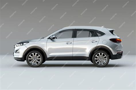 Download Free Crossover SUV Mockup - Front View PSD Generator