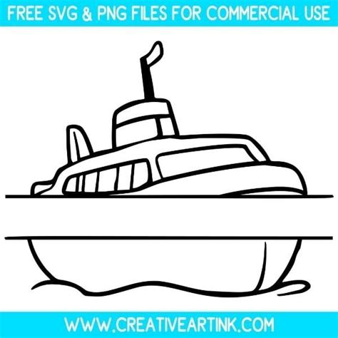 Download Free Cruise Ship Split | Applique Embroidery For Crafts