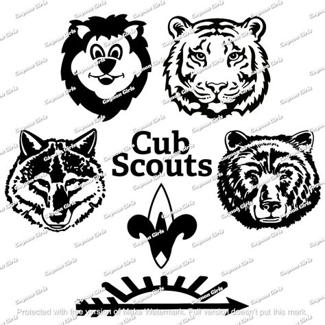 Download Free Cub Scouts SVG Files DXF Files