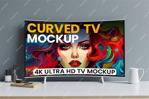 Download Free Curved Tv Mockup PSD PSD Yellowimages PSD Files