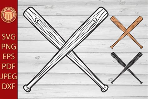 Download Free Custom Baseball Bats SVG Files DXF Files