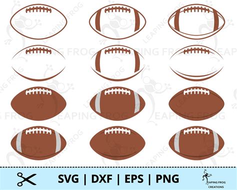 Download Free Custom Football SVG Files DXF Files