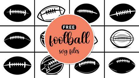 Download Free Custom Football SVG Files Free PSD Mockups