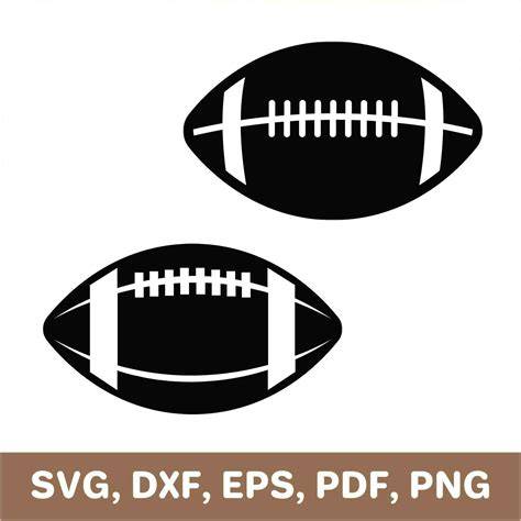 Download Free Custom Football SVG Silhouette DXF Files