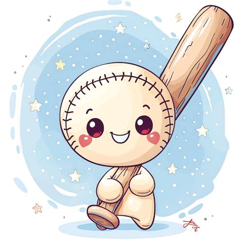 Download Free Cute Baseball Easy Edite