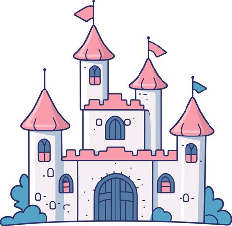 Download Free Cute Castle | Applique Embroidery DXF Files