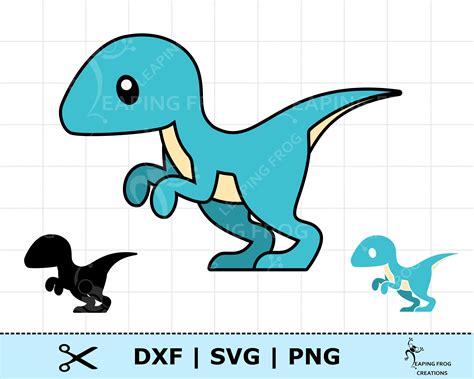 Download Free Cute Dinosaurs Cliparts Files DXF Files