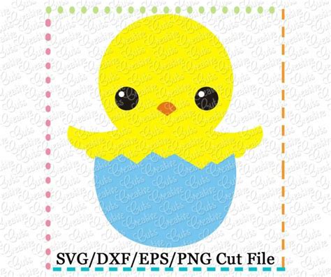 Download Free Cute Easter Chick Bird - SVG File, DXF File Files Free PSD Mockups
