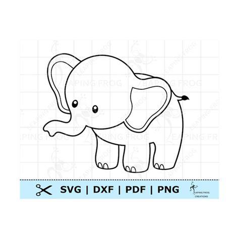 Download Free Cute Elephant pattern Creativefabrica DXF Files