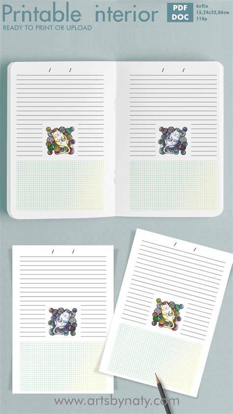 Download Free Cute KDP notebook for knitting projects.  Silhouette