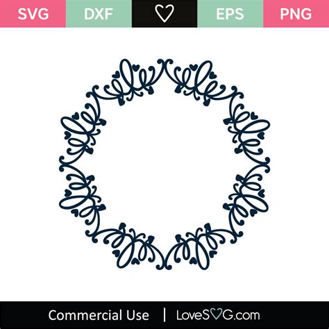 Download Free Cute Tortoise Monogram Frame - Svg Cut File For Cricut