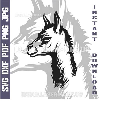 Download Free Cute lama set objects Cricut SVG DXF Files