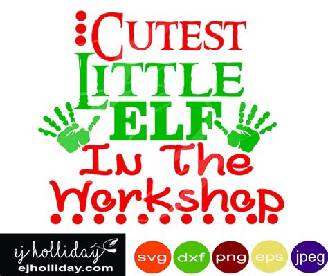 Download Free Cutest Little Elf In The Workshop DXF Files