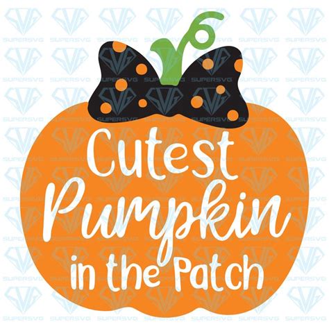 Download Free Cutest Pumpkin In The Patch Files DXF Files