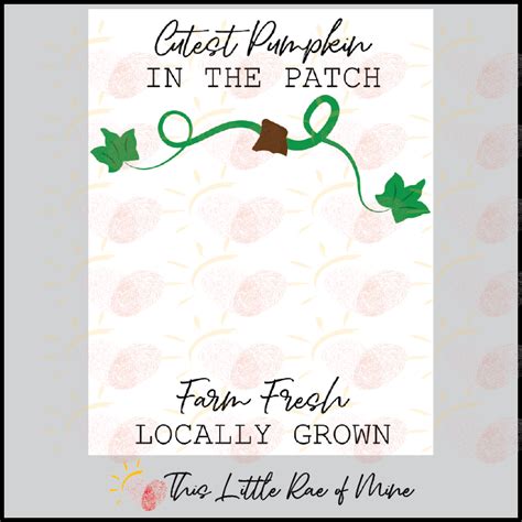 Download Free Cutest Pumpkin In The Patch Files For Crafts