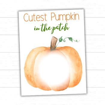 Download Free Cutest Pumpkin In The Patch Printable