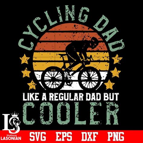 Download Free Cycling Dad Like Regular Dad But Cooler Files DXF Files