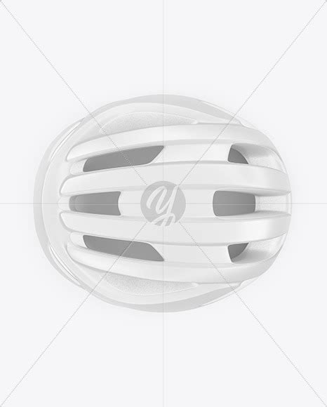 Download Free Cycling Helmet Mockup - Back View PSD Generator