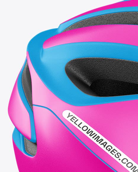 Download Free Cycling Helmet Mockup - Half Side View PSD Generator