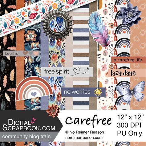 Download Free DIT Digital Scrapbook Kit. For Cricut
