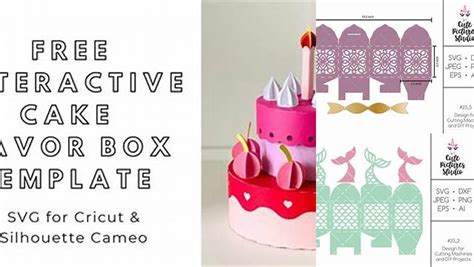 Download Free DIY Cake favor (Printable) DXF Files