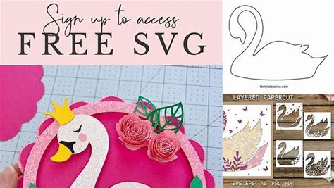 Download Free DIY Swan (Printable) DXF Files