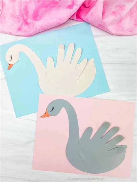 Download Free DIY Swan (Printable) For Crafts