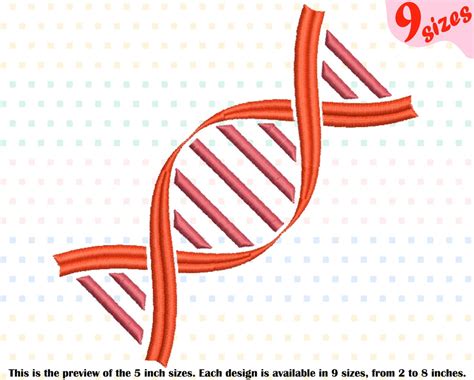 Download Free DNA Structure - Science - Designs for Embroidery Machine sign 194b For Crafts
