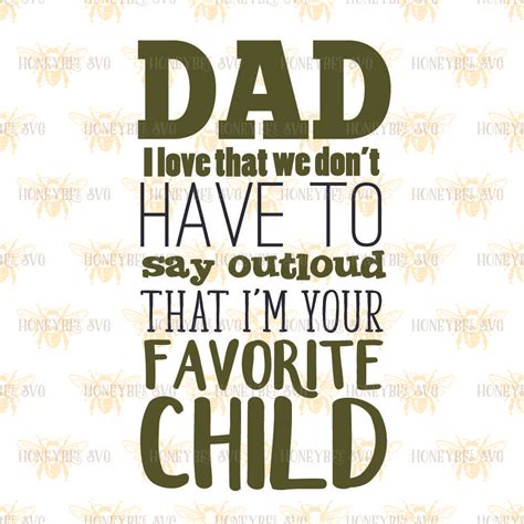 Download Free Dad's Favorite Child Commercial Use DXF Files