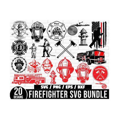Download Free Dad Firefighter SVG, PNG, DXF Digital Files Include Images