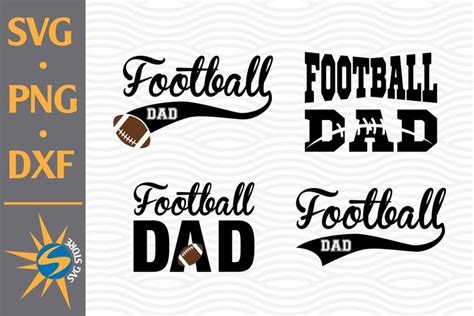 Download Free Dad Football SVG, PNG, DXF Digital Files Include Commercial Use DXF Files