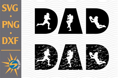 Download Free Dad Football SVG, PNG, DXF Digital Files Include Cut Files