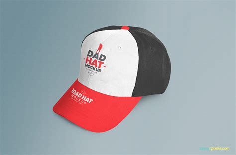 Download Free Dad Hat Mockup PSD Templates Generator