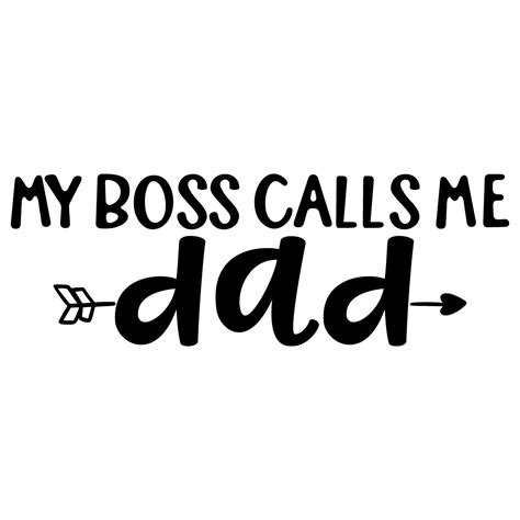 Download Free Dad boss svg Files DXF Files