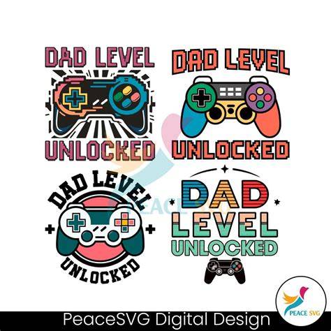 Download Free Dad level unlocked Files For Crafts