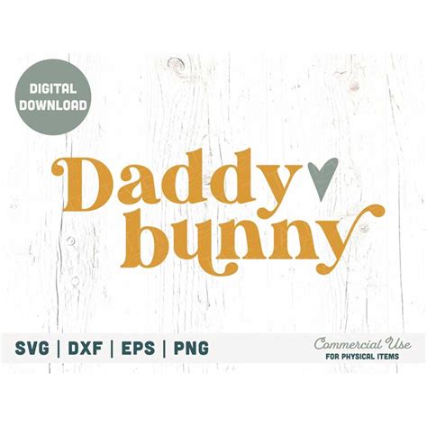 Download Free Daddy Bunny Easter SVG Cut File Crafts