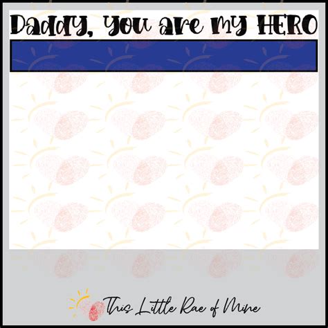 Download Free Daddy Is My Hero Crafts