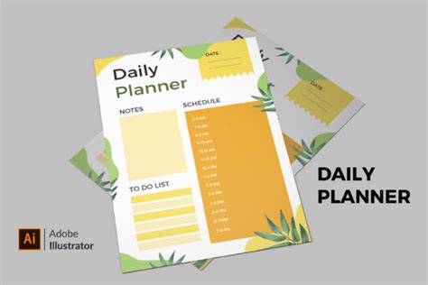 Download Free Daily Planner Creativefabrica