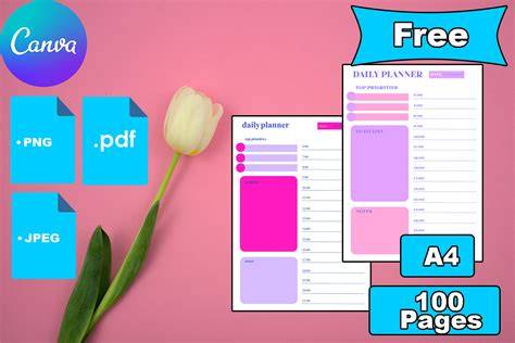 Download Free Daily Planner Creativefabrica DXF Files