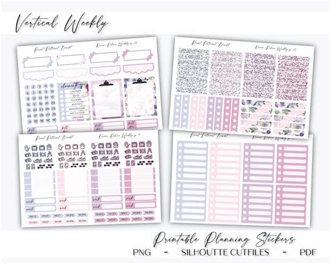 Download Free Daily Planner Silhouette DXF Files