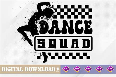 Download Free Dance Squad SVG Files For Crafts
