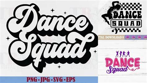 Download Free Dancer Dance Squad SVG Printable