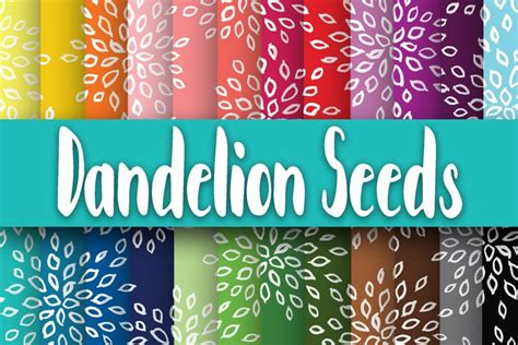 Download Free Dandelion Seeds Digital Papers DXF Files