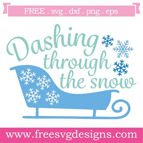 Download Free Dashing through the Snow Files DXF Files