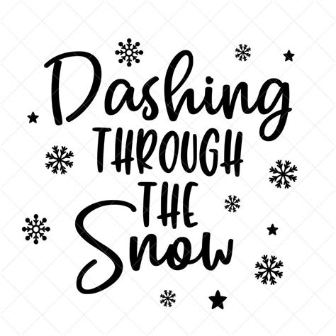 Download Free Dashing through the snow SVG DXF PNG Files DXF Files
